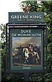 Sign for the Duke of Monmouth, Oxford