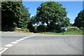 Junction on the A381 at Stumpypost Cross