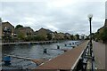 Boat moorings in Clippers Quay