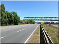 New footbridge over the A45