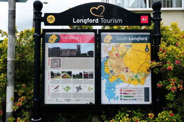 Longford Tourism information board, Killashee, Co. Longford