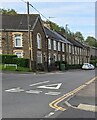 Row of stone houses, High Street, Pentwynmawr