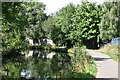 Worcester and Birmingham Canal passing Dacer Close