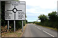 Road sign on Saltburn Lane, Skelton