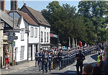 SU6089 : Military Parade in Wallingford High Street by Des Blenkinsopp