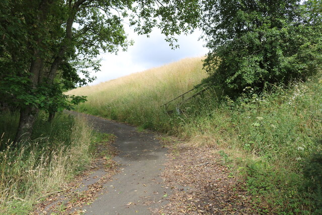 Road to former car park