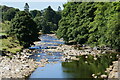 NY7146 : River South Tyne, north of Alston by James T M Towill