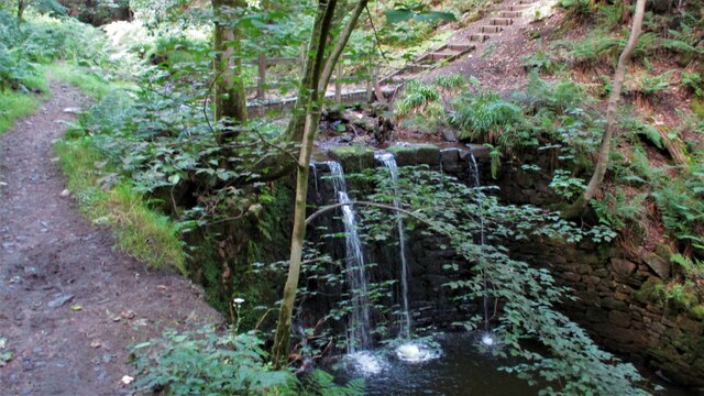 Weir in Ramsden Clough © Kevin Waterhouse cc-by-sa/2.0 :: Geograph ...