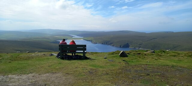 View over Burrafirth from Saxa Vord