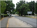 Bus stop and shelter on Frimley Road (B3411)