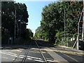 Railway towards Hampton Court Station