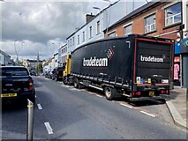 H4572 : Beer delivery lorry, Market Street, Omagh by Kenneth  Allen