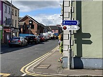 H4572 : Lower Market Street, Omagh by Kenneth  Allen