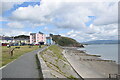 West end of Criccieth seafront