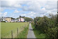 Setting off on the Wales Coast Path from Criccieth