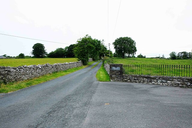 Road passing Moynure House, Drum, Co. Roscommon
