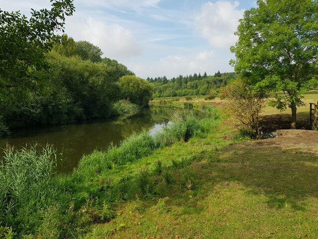 The River Avon near the A4104