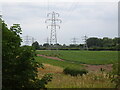 SO8695 : Pylons Field by Gordon Griffiths