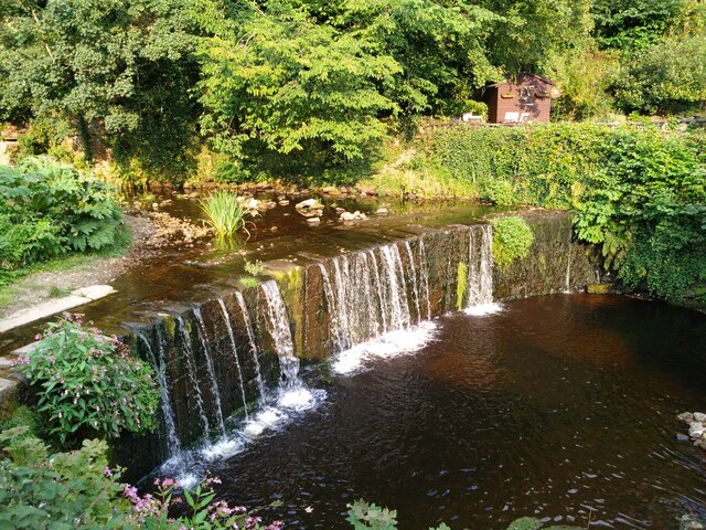 Weir on the Luddenden Brook