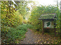 TL8727 : Way in to Chalkney Wood from Tey Road by Robin Webster