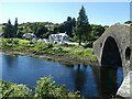 NM7819 : Seil - Clachan - Achnahullin - Bridge and Tigh an Truish by Rob Farrow