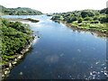 NM7819 : Seil - View southwards from the 'Bridge over the Atlantic' by Rob Farrow