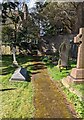 Dead-end churchyard path, Caerleon