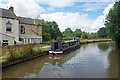 A local boat on the canal