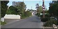 SX8673 : Broadway Road approaches the village centre, Kingsteignton by Robin Stott