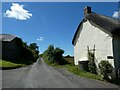 House with a bulge in the wall for an oven, near Belstone