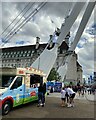 TQ3079 : Ice cream van by the London Eye, South Bank by Robin Stott