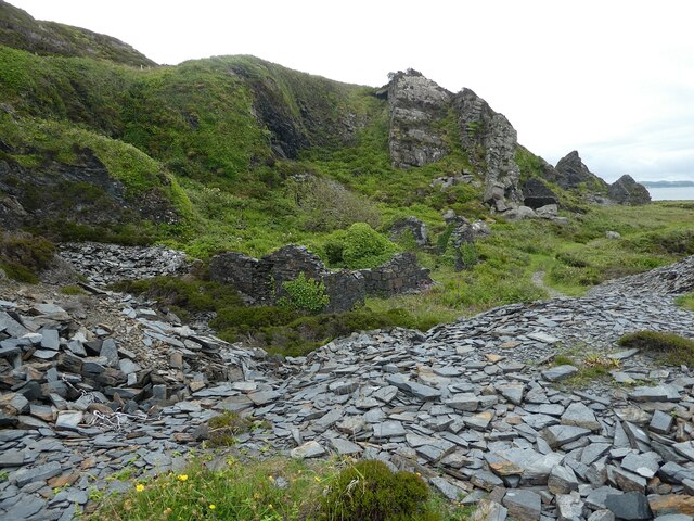 Easdale - Track, Ruins And Rocks © Rob Farrow :: Geograph Britain And 