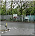 Directions at a junction in Cadoxton-juxta-Neath