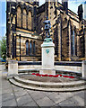 NZ2464 : War Memorial outside the Church of St Thomas the Martyr by David Dixon