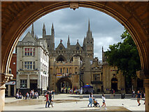 TL1998 : Cathedral Square, Peterborough by Stephen McKay
