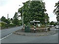 Road sign in Higherford