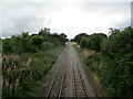 Railway towards Craven Arms near Old Field