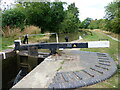 Lock gate at Lock 51, Stratford-upon-Avon Canal