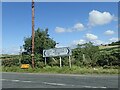 Direction signs at the Slievenaman Road/B180 T-junction