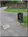 Vandalised telecoms cabinet, Pugsley Street, Newport