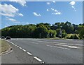 Junction on the A35, at Lyme Hill