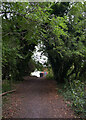 Path from The Cinder Path to Halfpenny Close, Knaresborough