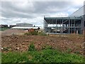 Sports hall construction, Berwick Leisure Centre, Tweedmouth