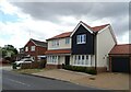 Houses on Church Road, Rivenhall