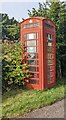 Former red phonebox in Penallt, Monmouthshire