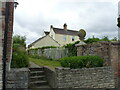SO6299 : Railings and gatepiers at Mardol Cottage by Richard Law