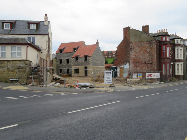 Development site by Spital Bridge (road), Whitby