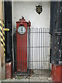 SO3164 : Old fuel pump outside Harford House, Presteigne by Jonathan Thacker