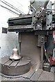 SK5419 : John Taylor's Bell Foundry, Loughborough - a bell on a machine tool by Chris Allen