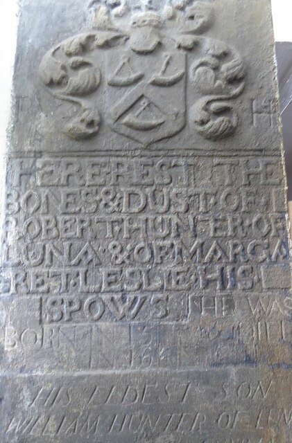 Memorial in the porch of Lunna Kirk